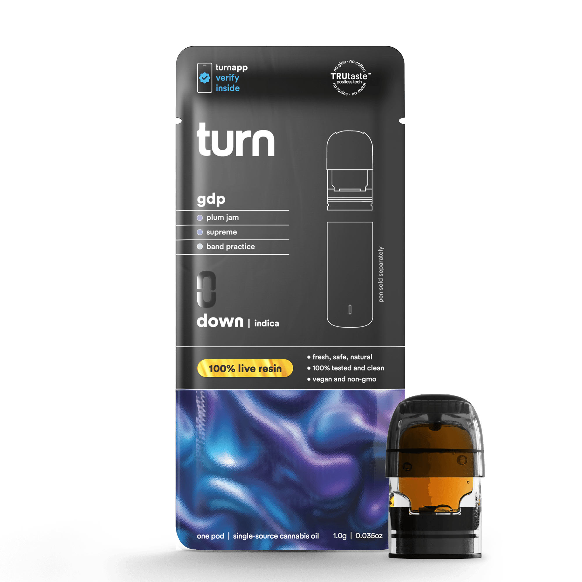 turn - GDP | 100% Live Resin | Indica - 1