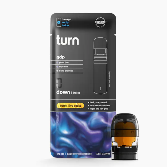 turn - GDP | 100% Live Resin | Indica - 1
