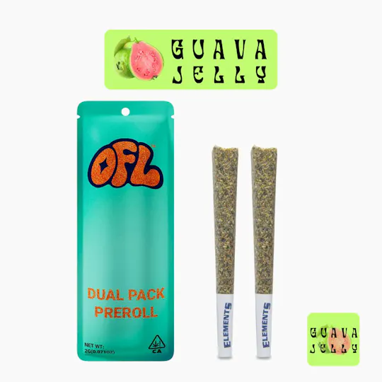 Oakfruitland (OFL) - Guava Jelly | Joints | 1g each | 2pk - 1