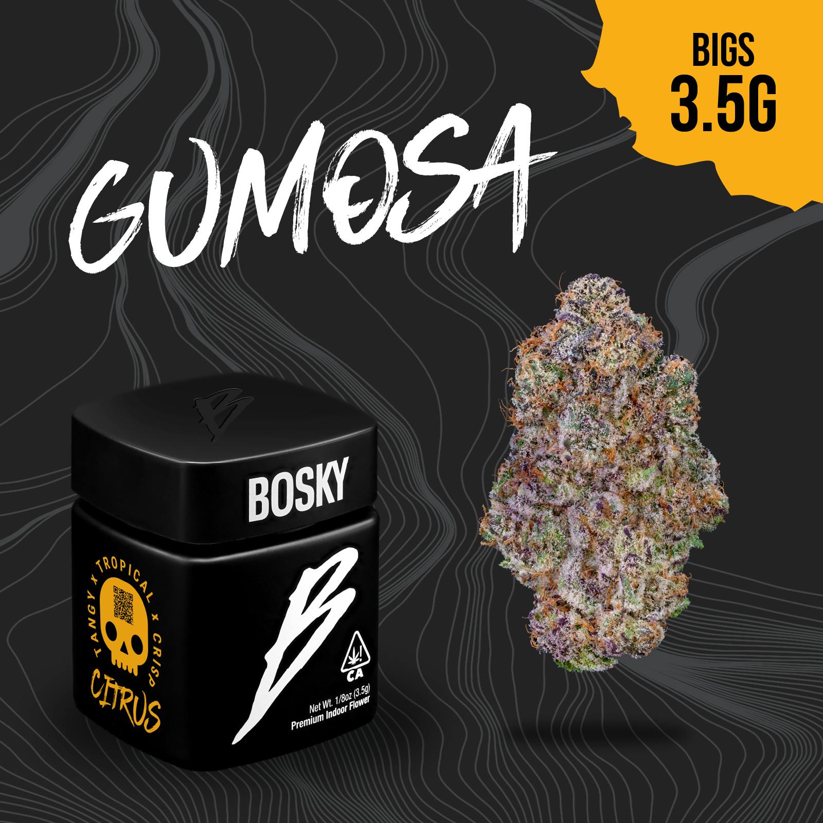 Bosky Genetics - BOSKY | Gumosa | Big Buds | Citrus | 3.5g - 1
