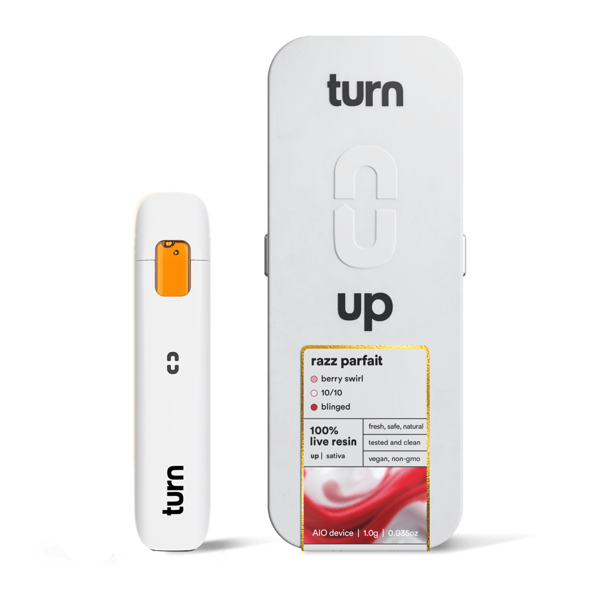 turn - Razz Parfait | 100% Live Resin | AIO | Sativa - 1