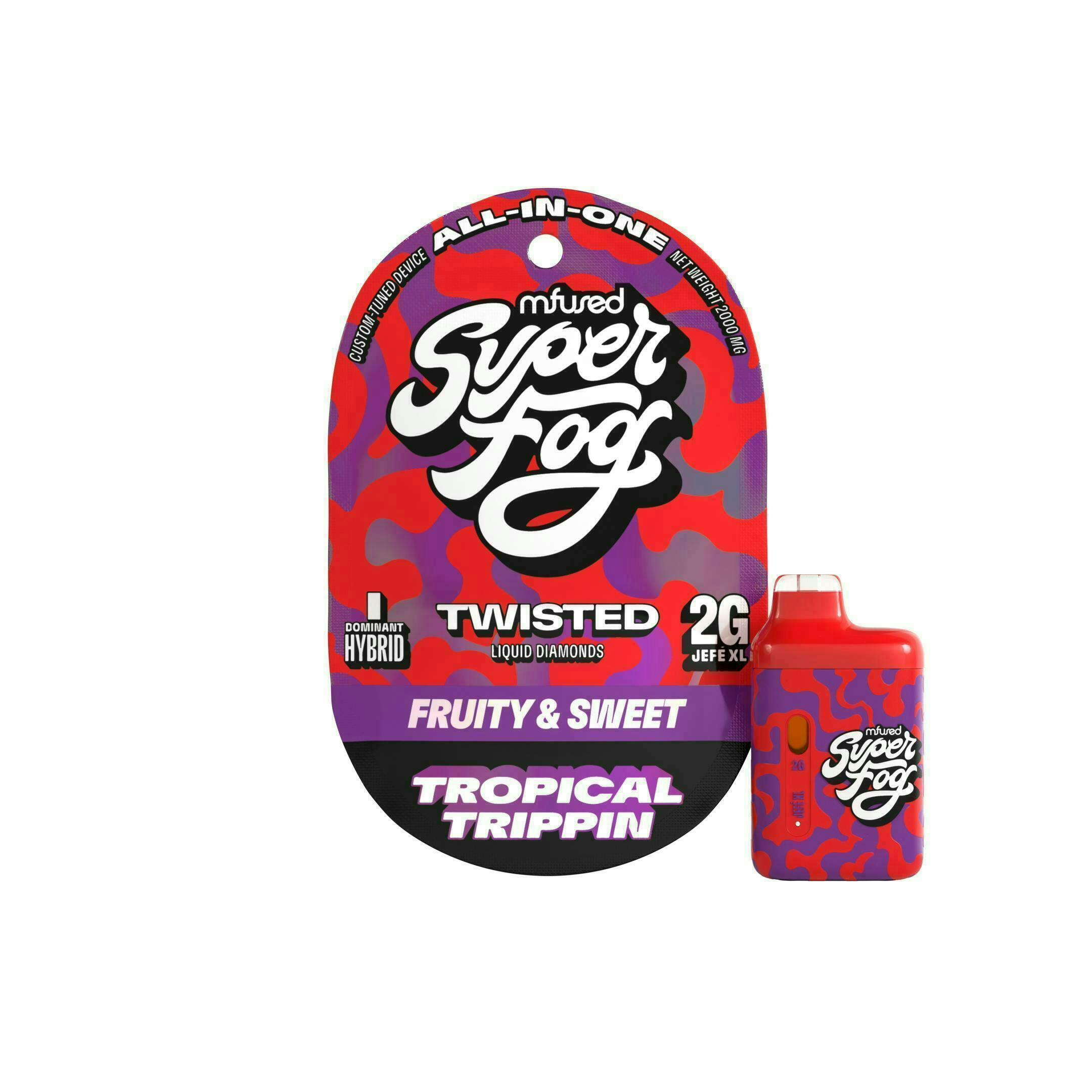 Super Fog by MFused - Tropical Trippin | Liquid Diamond Disposable | 2g - 1