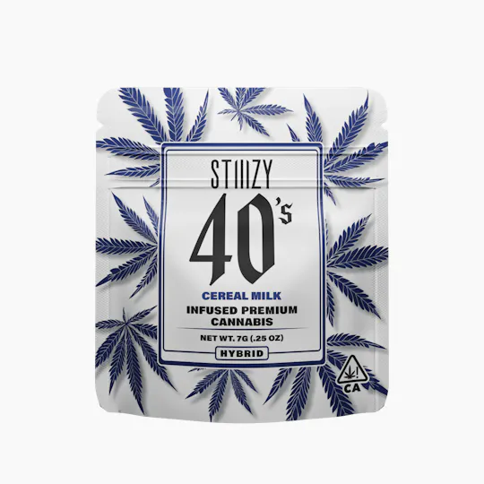 STIIIZY - - CEREAL MILK - 7G 40's Infused Flower - 1