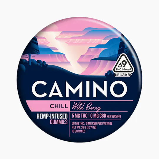 Camino - Chill | Wild Berry Gummies | 50mg | 10ct | 5mg/ea - 1