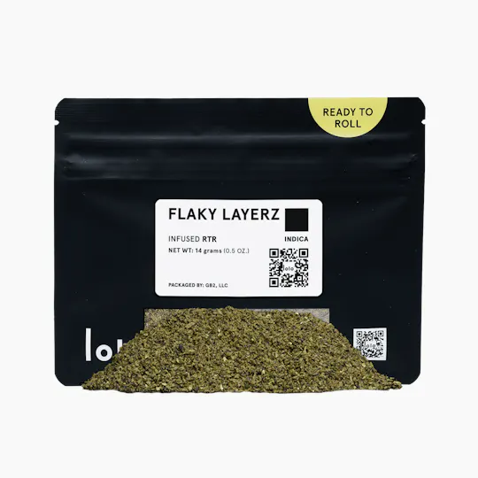 lolo - Flaky Layerz | Indoor Kief Infused Ready To Roll | 14g - 1