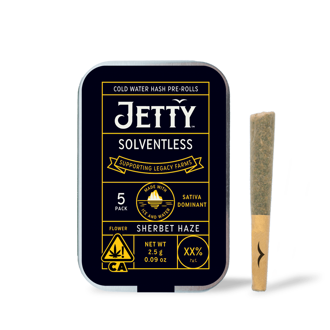 Jetty Extracts - Sherbet Haze | Live Rosin Infused Minis | 0.5g each | 5pk - 1