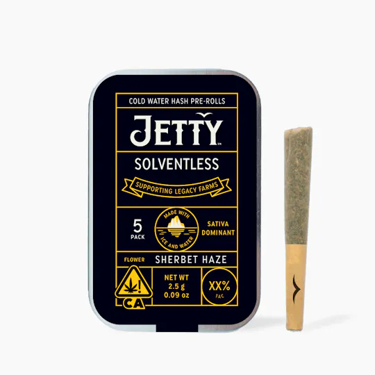Jetty Extracts - Sherbet Haze | Live Rosin Infused Minis | 0.5g each | 5pk - 1