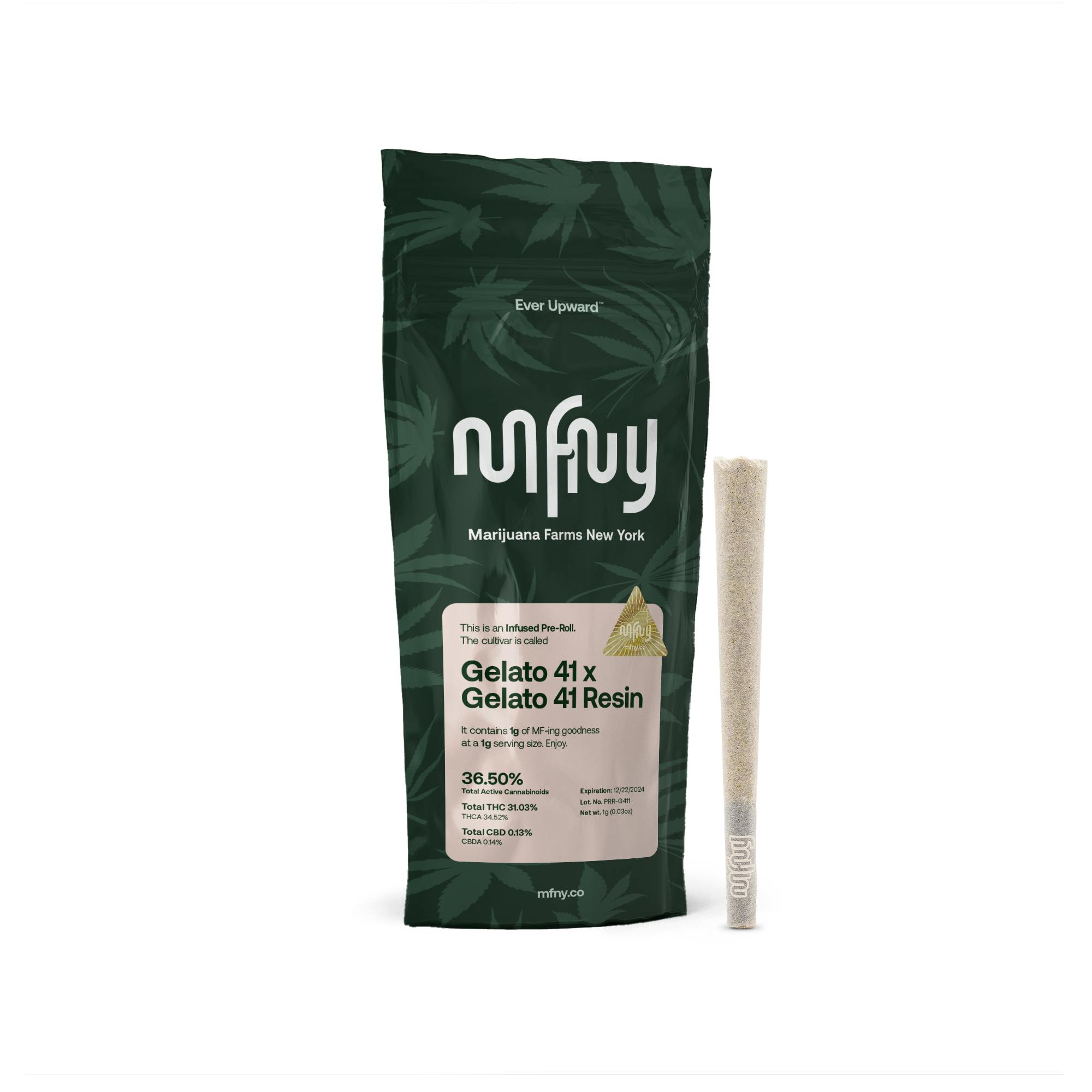 MFNY - Gelato 41 x Gelato 41 Live Resin Infused Pre-Roll | 1g - 1