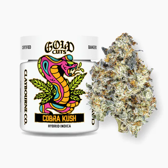 Claybourne Co. - Cobra Kush (3.5g) - Gold Cuts - 1
