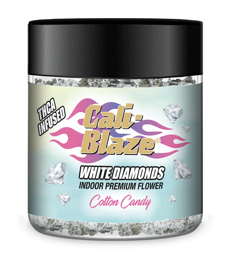 Cali-Blaze - Cali-Blaze | Cotton Candy | White Diamonds Infused Flower | 3.5g - 1