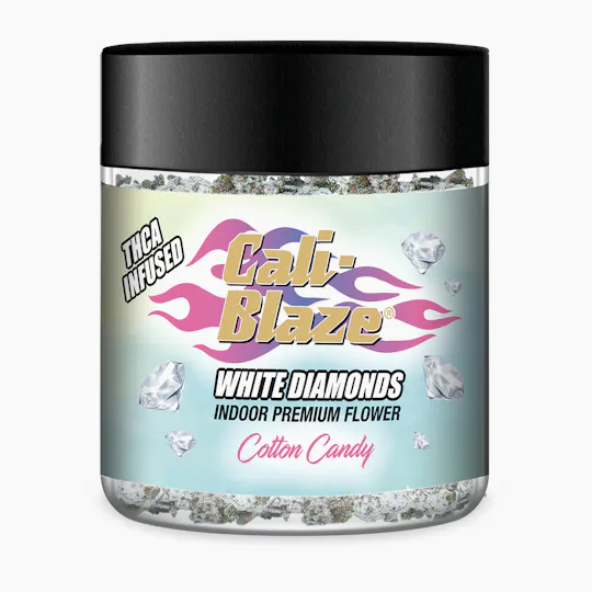 Cali-Blaze - Cali-Blaze | Cotton Candy | White Diamonds Infused Flower | 3.5g - 1