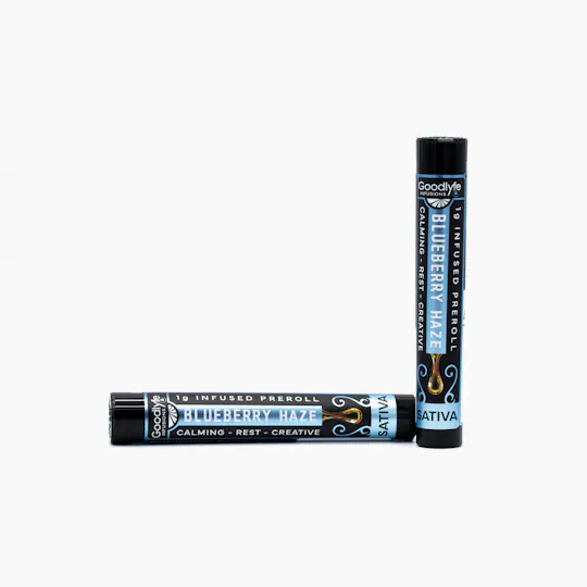 Goodlyfe Farms - Blueberry Haze | Infused Joints | 1g - 1