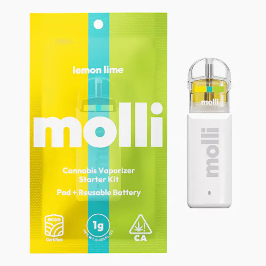 Molli - Lemon Lime | Pod Starter Kit | 1g - 1