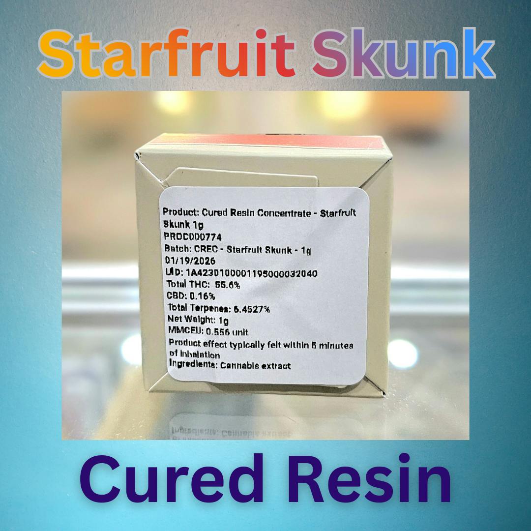 Noble Labs - Noble Labs- Skunk Worx Cured Resin 1g | Starfruit Skunk - 1