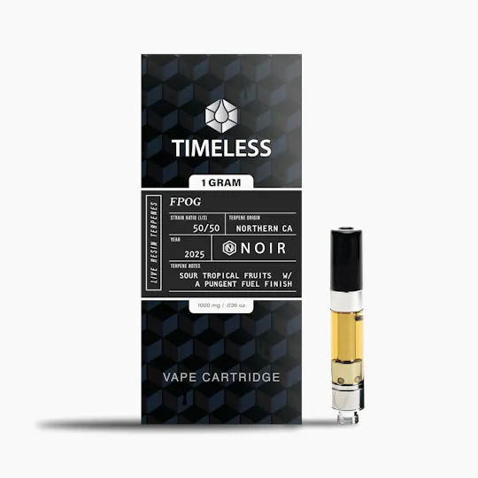 Timeless Vapes - FPOG | NOIR Cartridge | 1g - 1