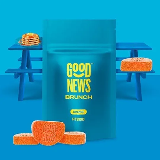Good News - Brunch Orange Gummies | 100mg | 20ct | 5mg/ea - 1