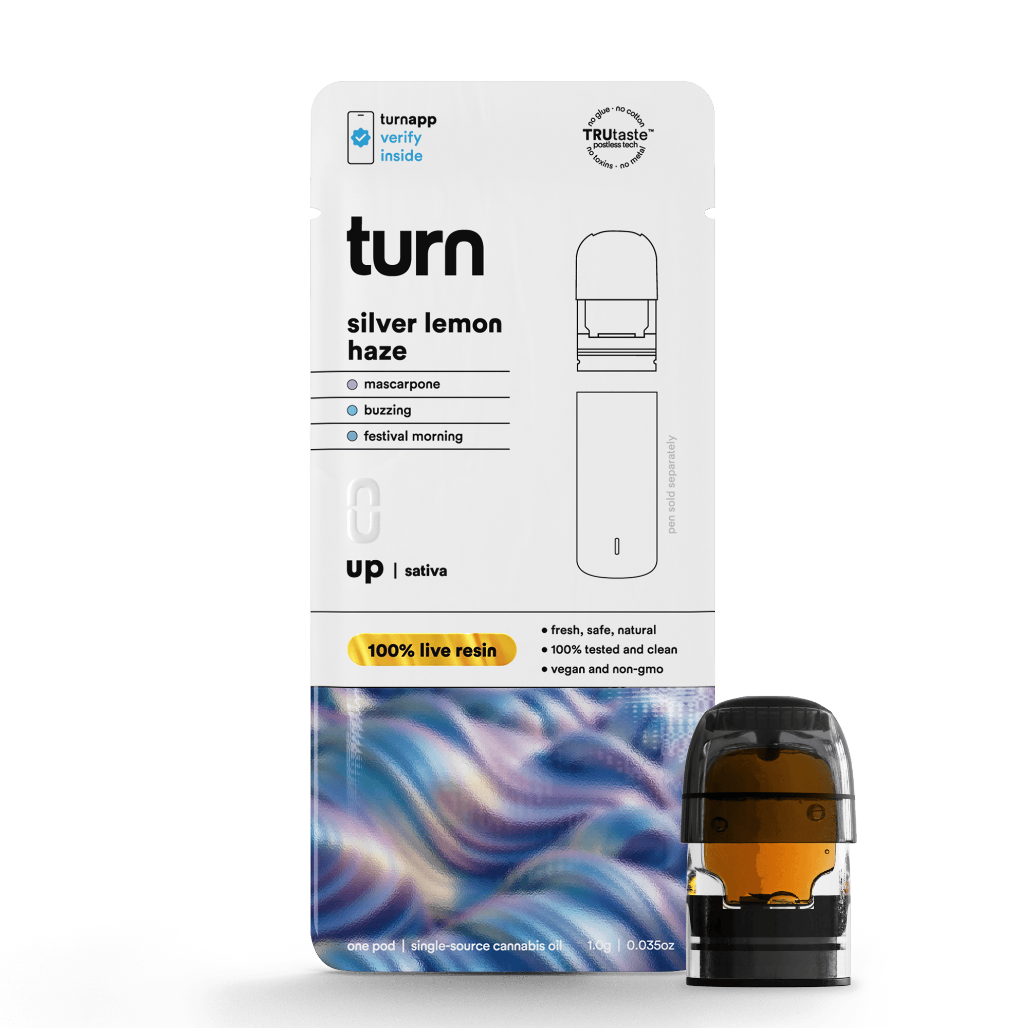 turn - Silver Lemon Haze | 100% Live Resin | Sativa-Hybrid - 1