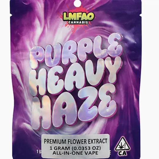 LMFAO Cannabis - Purple Heavy Haze | Disposable | 1g - 1