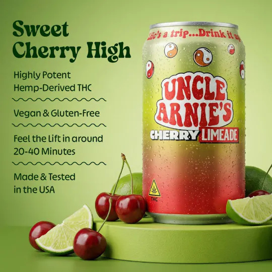 Uncle Arnies - Cherry Limeade | Non-Carbonated | 10mg | 7.5oz - 1