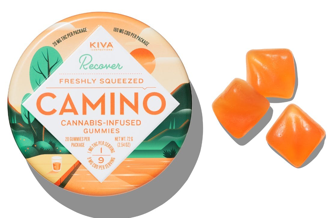 Camino - Recover | Freshly Squeezed THC:CBD 1:9 Gummies | 20mg | 20ct | 1mg/ea - 1