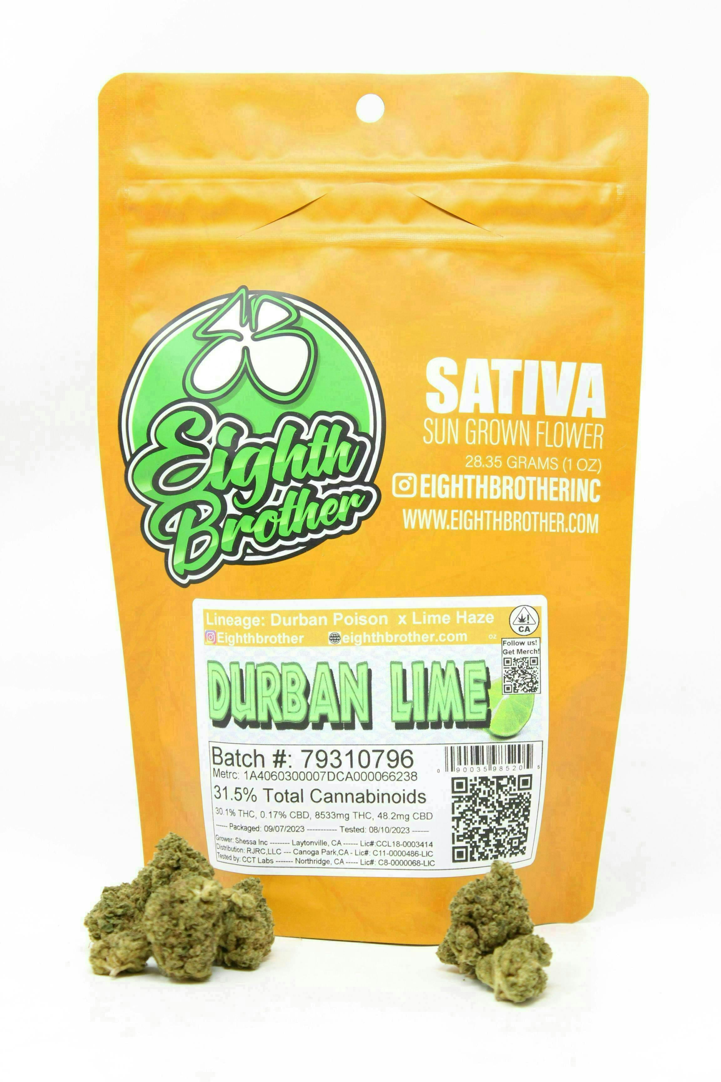 Eighth Brother - Eighth Brother | Durban Lime | Flower | 28g - 1