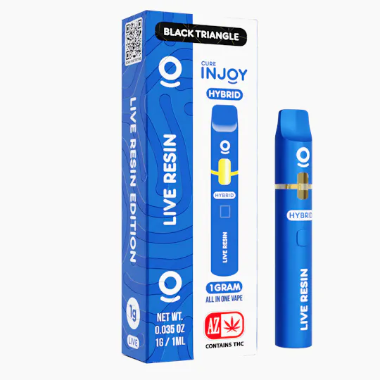 Cure Injoy - Black Triangle | Live Resin Disposable | 1g - 1