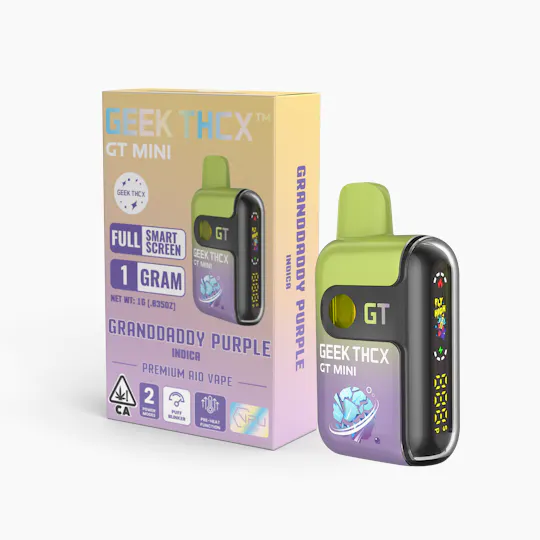 Geek Thcx - GEEK THCX | Grand Daddy Purple | Disposable | 1g - 1