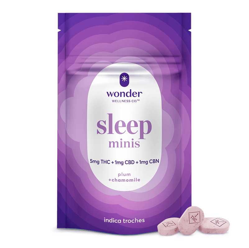 * Wonder Wellness Co. - Sleep Minis | Plum 5:1:1 THC:CBD:CBN Mints | 200mg | 40ct | 5mg/ea - 1