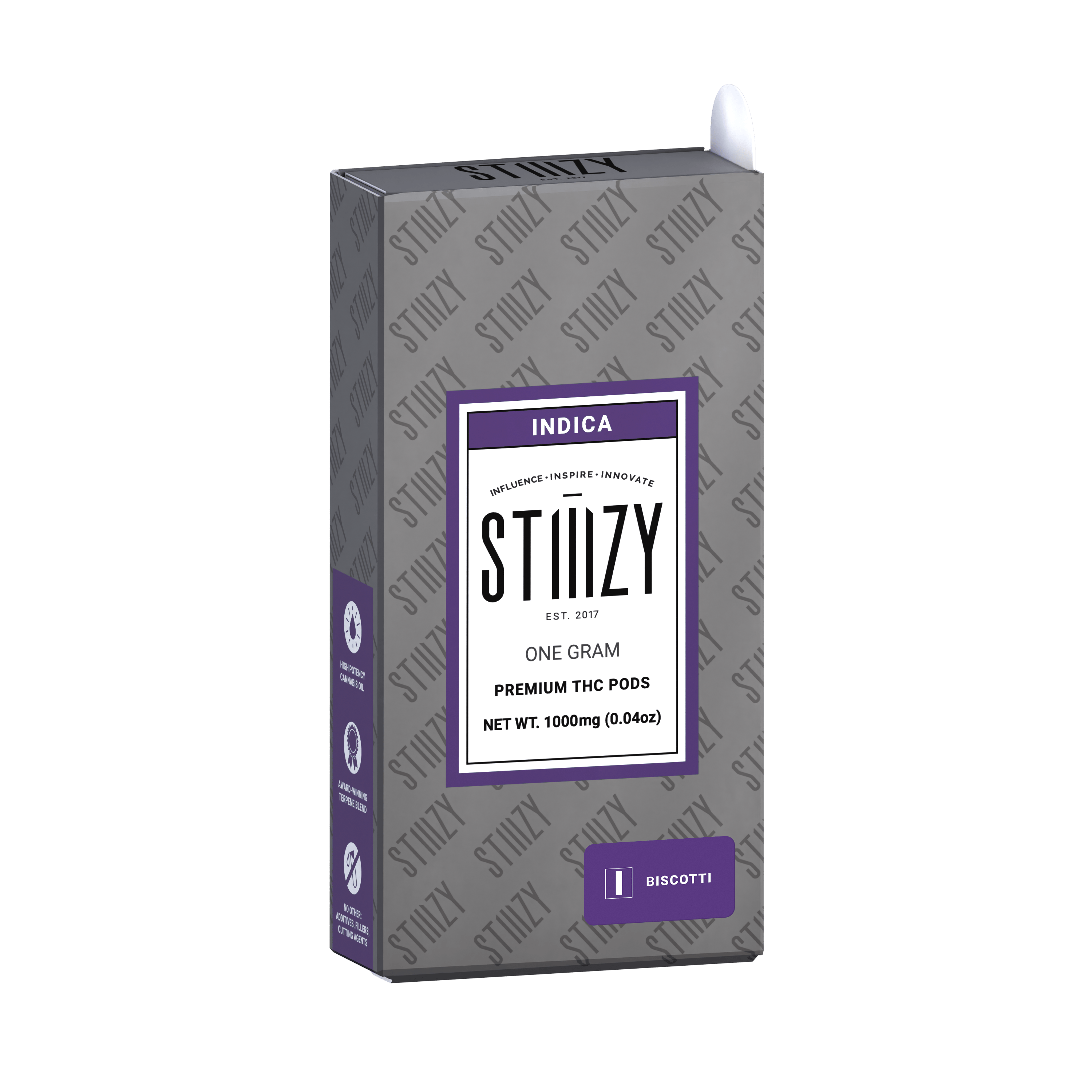 STIIIZY - Vape - BISCOTTI - PREMIUM THC POD 1G - IL - 1