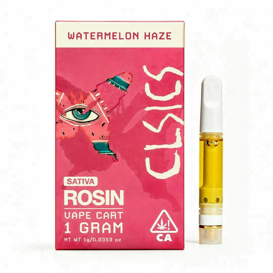 CLSICS Rosin & Rosin Infused Pre Rolls - Watermelon Haze - Live Rosin Vape Cartridge - 1g - 1