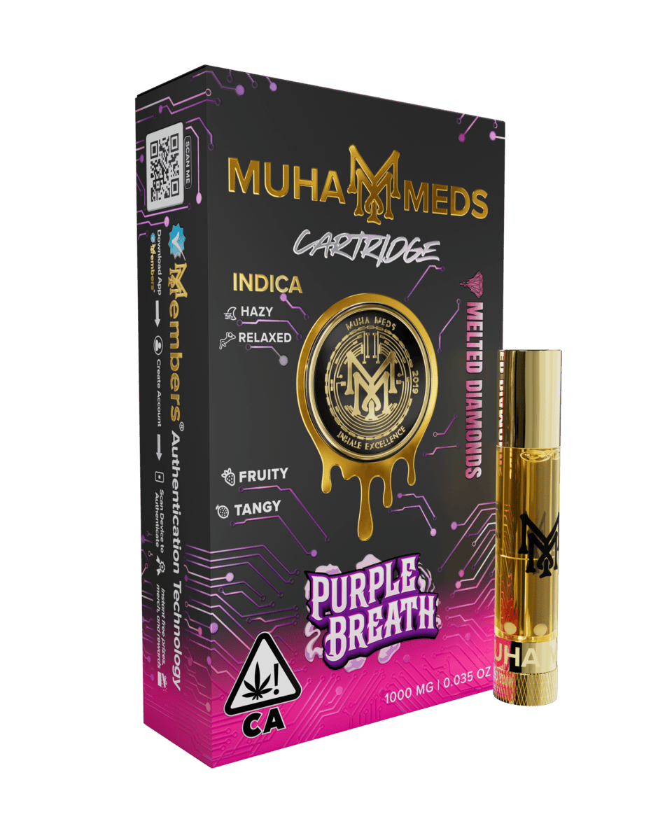 Muha Meds - Muha Meds | Purple Breath | Melted Diamonds Cartridge | 1g - 1