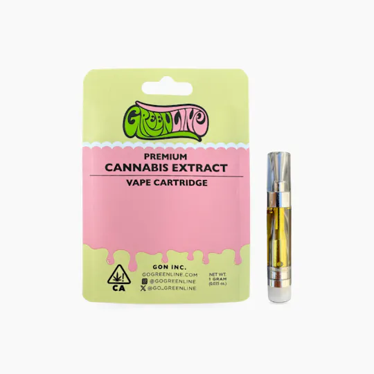 Greenline - White Gushers - Vape Cart - Hybrid - 1g - 1