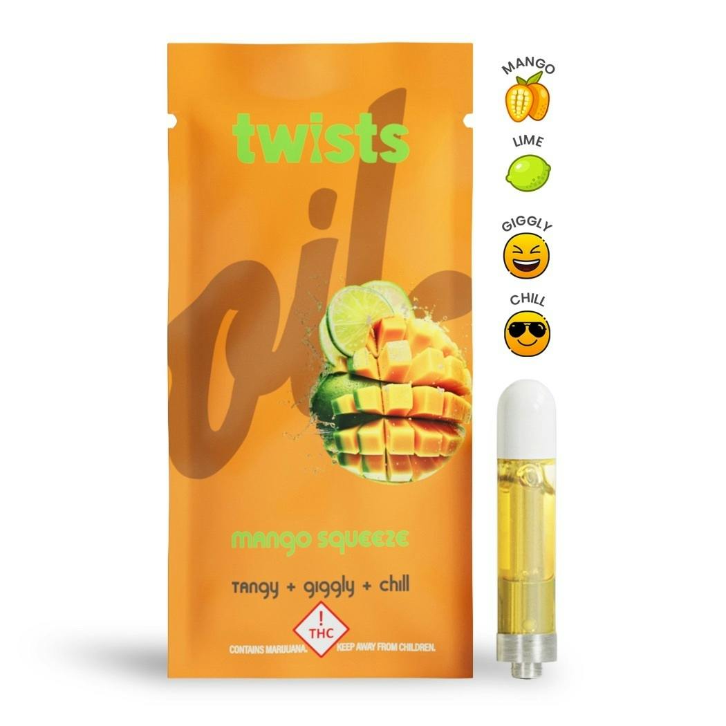 Craft Concentrates - Mango Squeeze Flavor - "Twists" Cartridge (1000mg) - by Oil® - 1