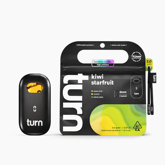 turn - Kiwi Starfruit | Botanica Blends | AIO | Indica-Hybrid - 1