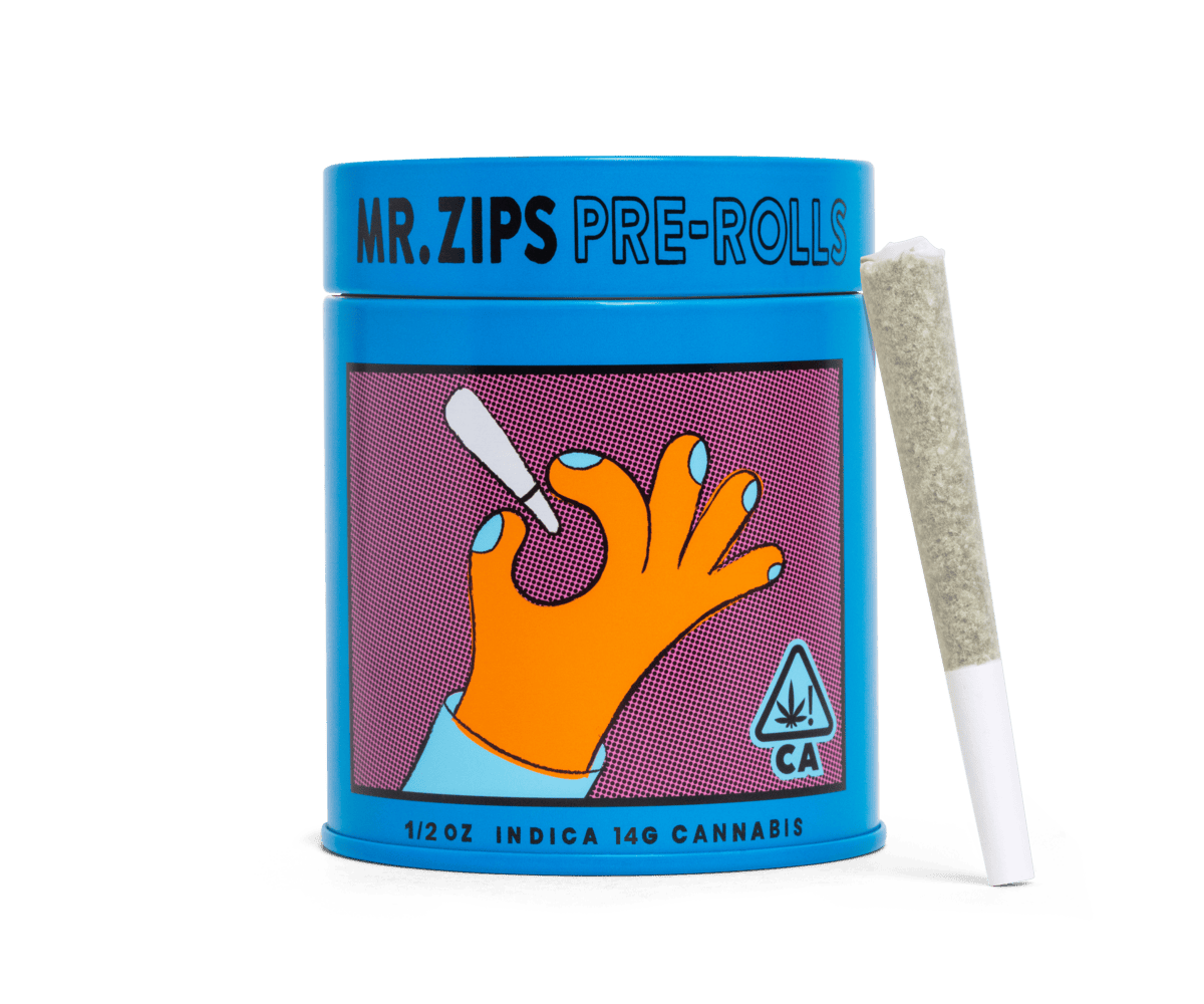 MR. ZIPS | Blue Meteorite | Indica | Pre-Roll | 28-Pack 0.5g - MR