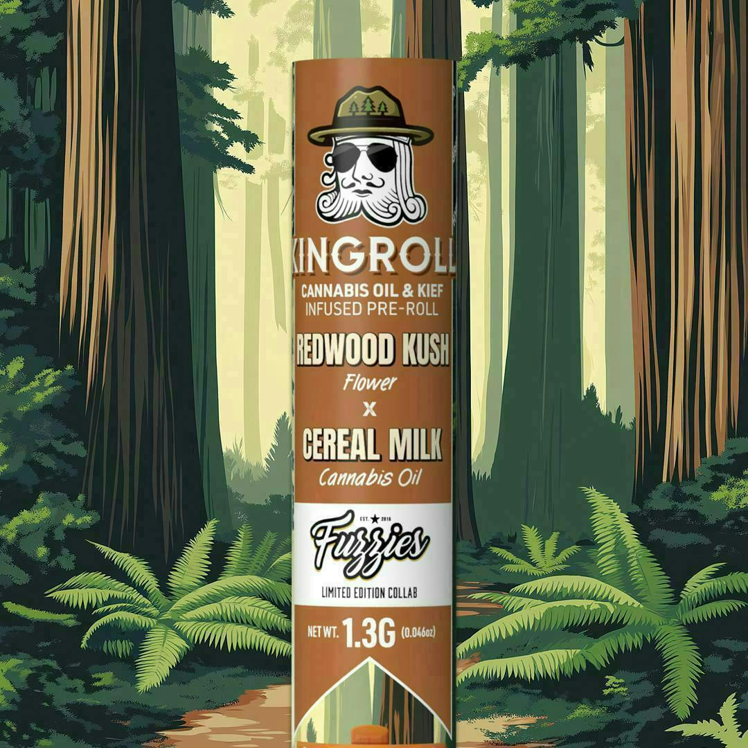 Kingroll - Redwood Kush x Cereal Milk | Infused Joint | 1.3g - 1