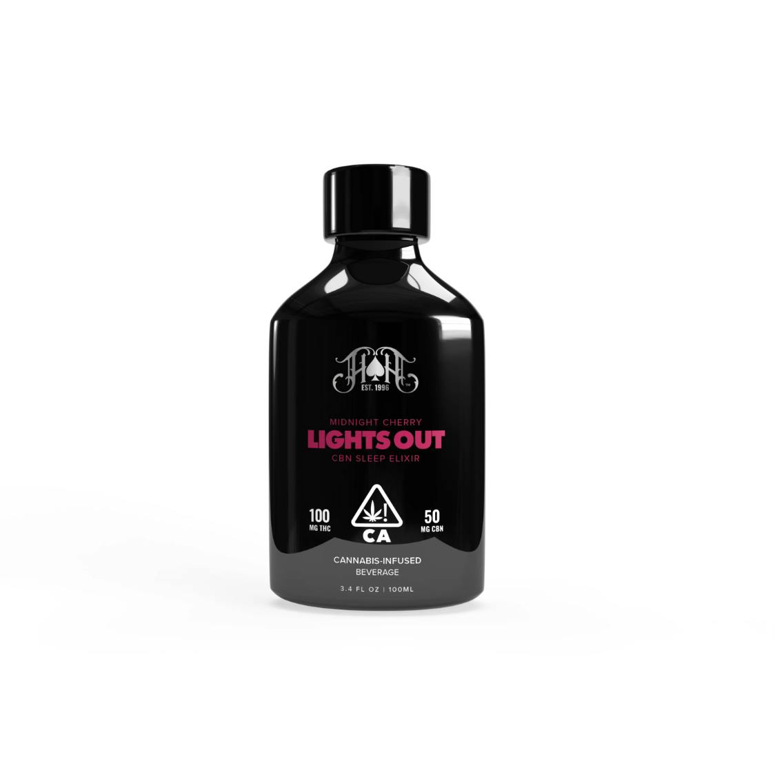 Heavy Hitters - Midnight Cherry 2:1 THC:CBN | Non-Carbonated | 100mg THC | 100mL - 1