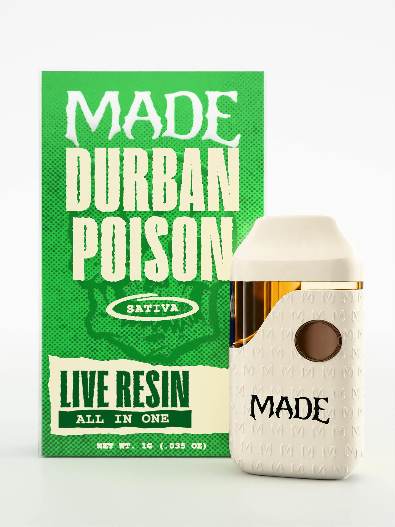 MADE - MADE | Durban Poison | Live Resin AIO | 1G - 1