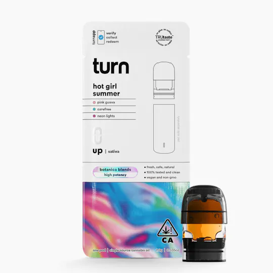 turn - Hot Girl Summer | Botanica Blends | Pods | Sativa | 1g - 1