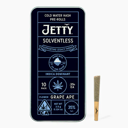 Jetty Extracts - Grape Ape | Live Rosin Infused Minis | 0.35g each | 10pk - 1