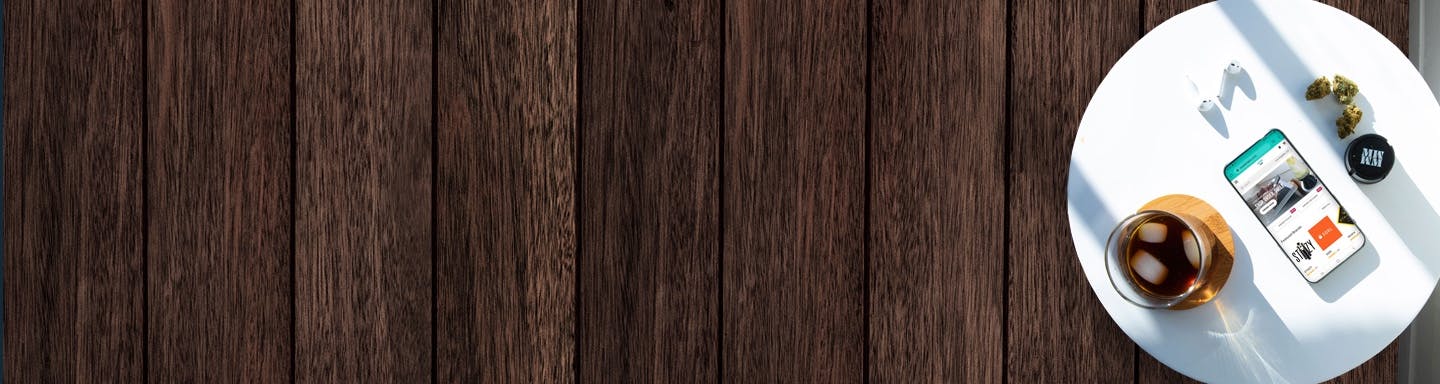 Cannabis delivery and pickup banner