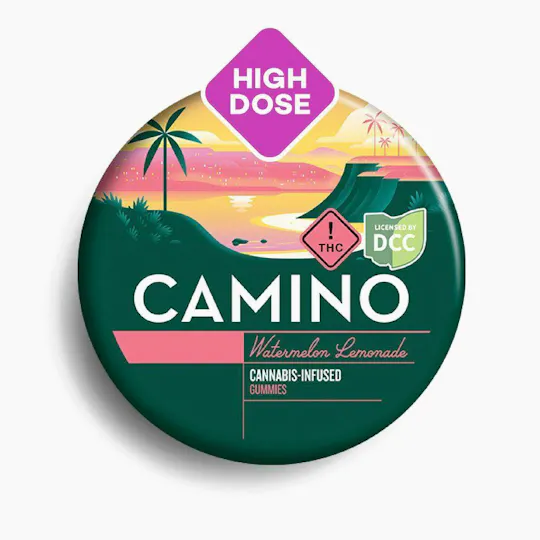 Camino - Bliss | Watermelon Lemonade Gummies | 1000mg | 10ct | 100mg/ea - 1