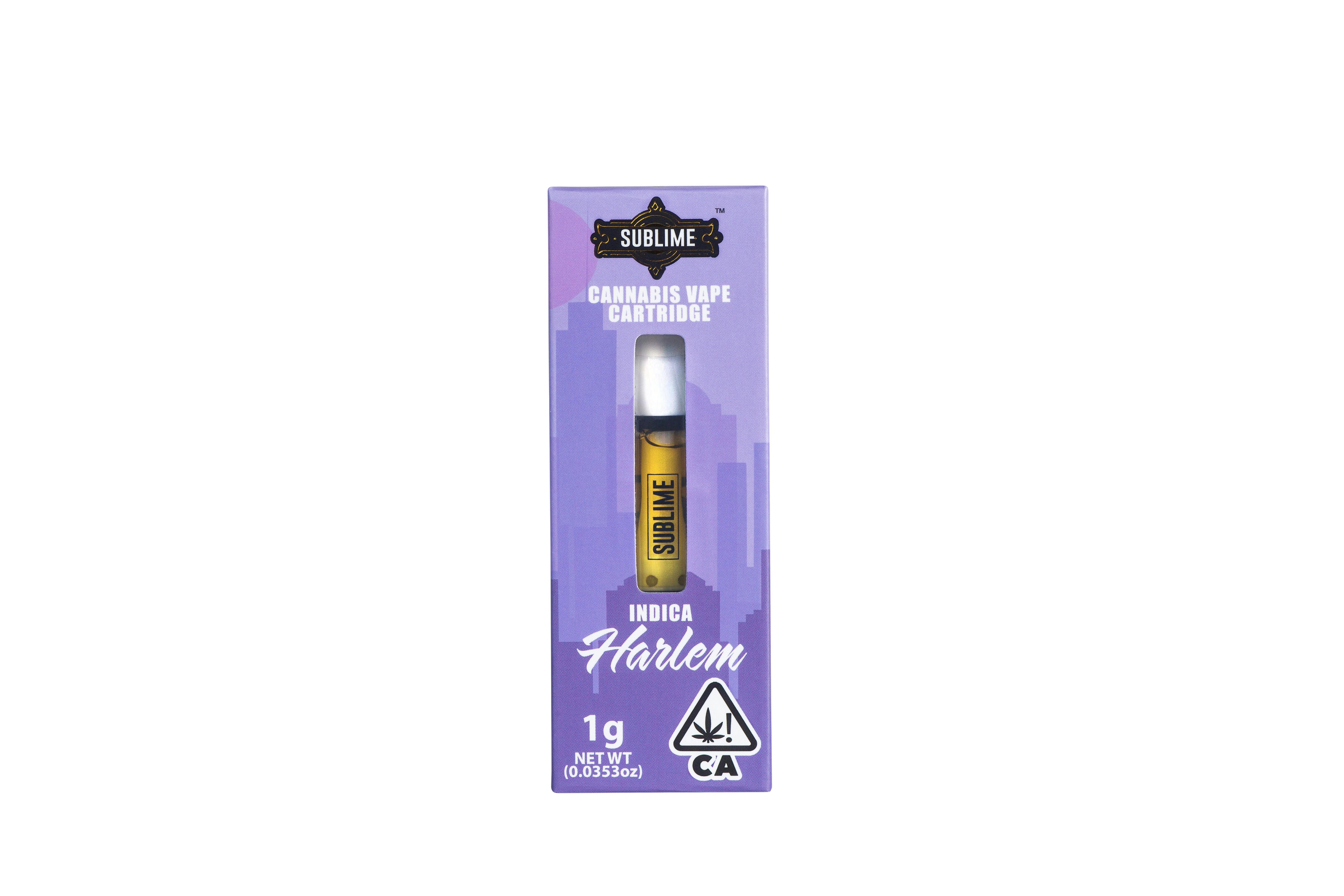 Sublime - Sublime Gold Cartridge - 1g Harlem (GDP) - 1