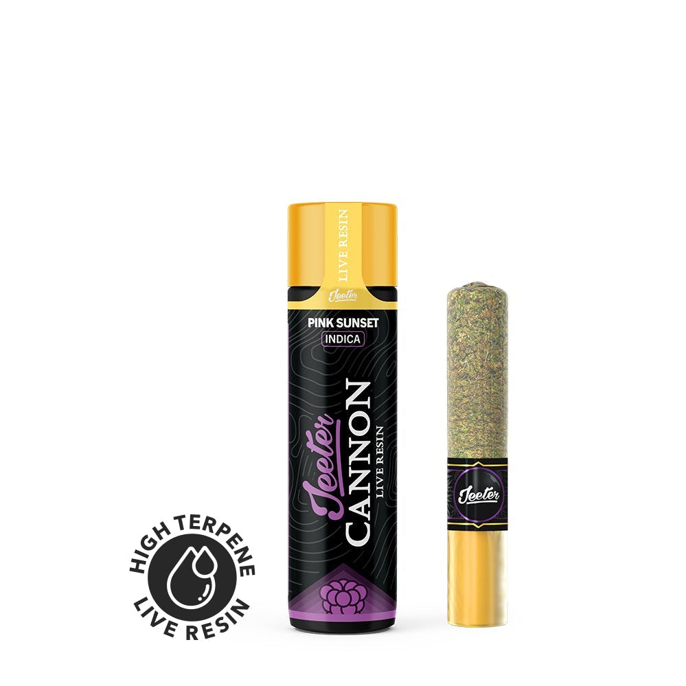 Jeeter - Jeeter | Pink Sunset | Live Resin Cannon | Infused Joint | 1.3g - 1