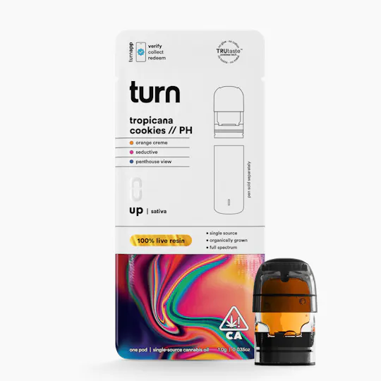 turn - Tropicana Cookies // PH | 100% Live Resin | Sativa - 1