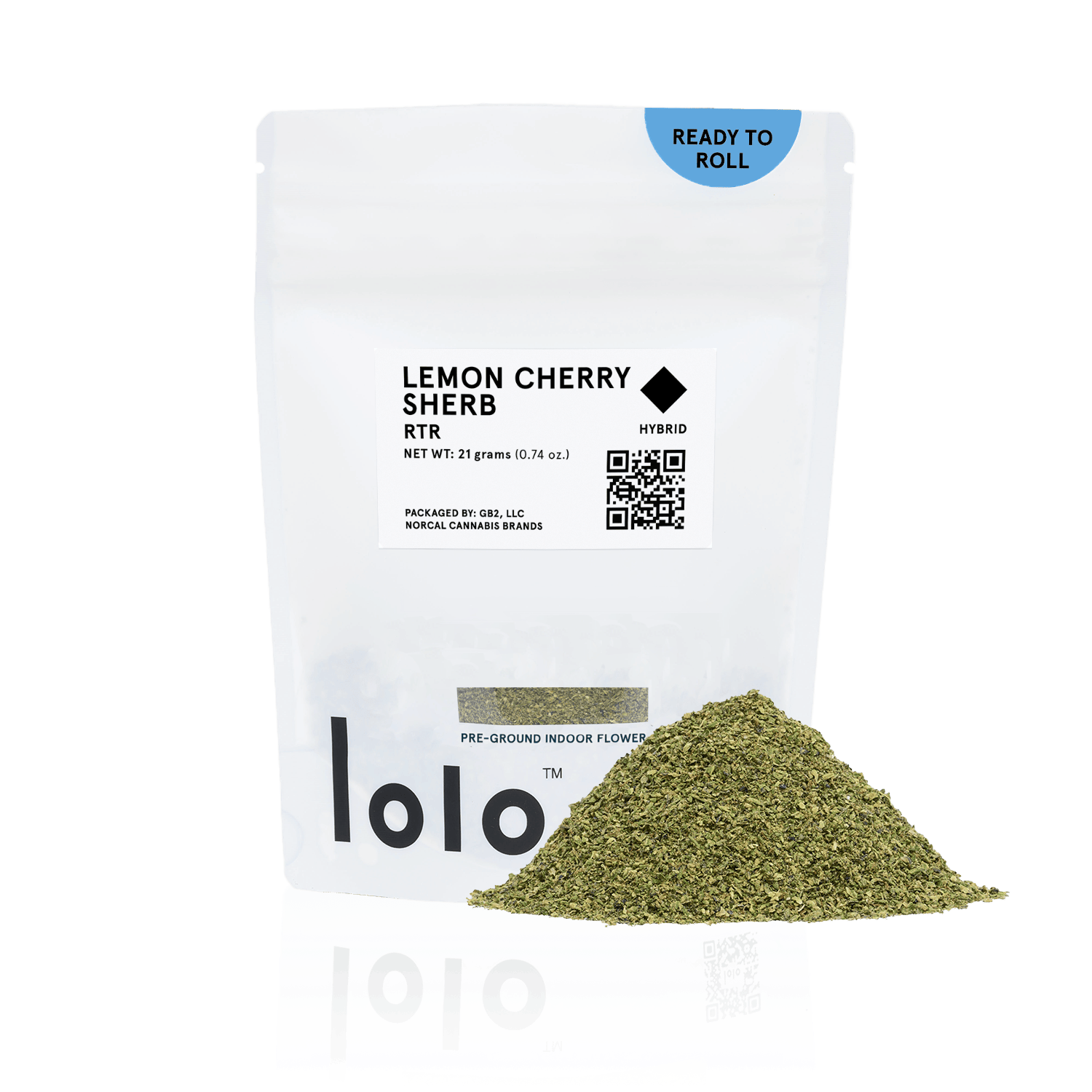 lolo - Lemon Cherry Sherb | Indoor Ready To Roll | 21g - 1