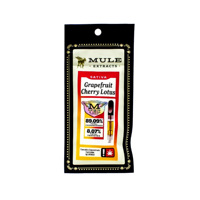 Mule Extracts - Grapefruit Cherry Lotus | M-TEC Cartridge | 1g - 1