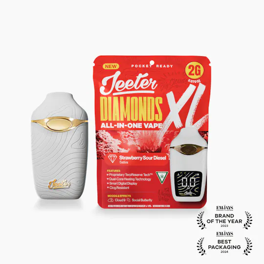 Jeeter - Jeeter | Strawberry Sour Deisel | Diamonds XL 2G All-In-One Vape - 1