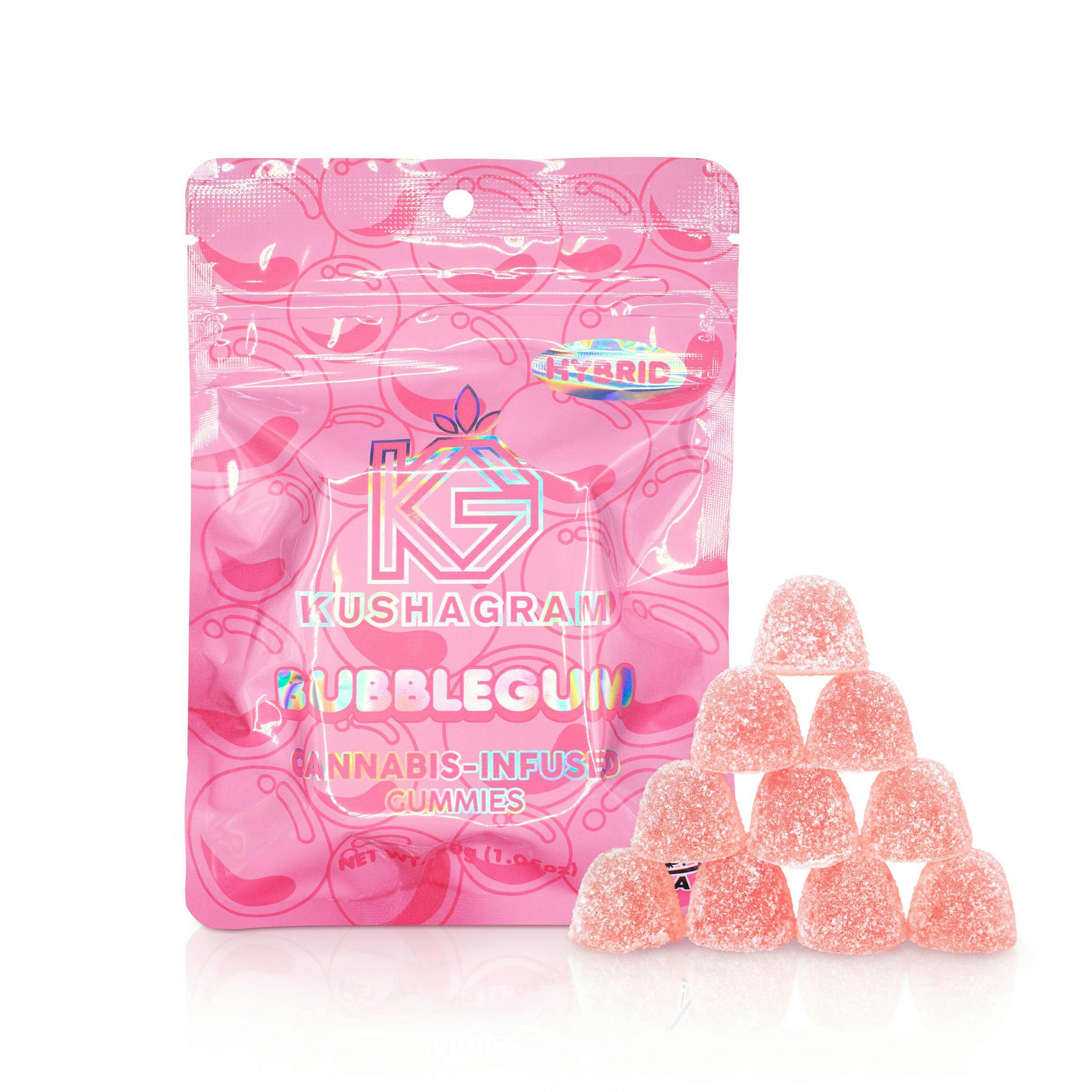 KUSHAGRAM - Bubblegum Gummies - 100mg - 1
