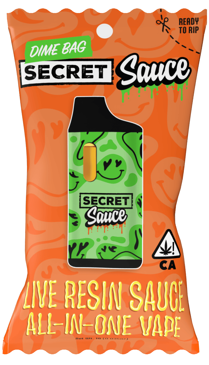 Dime Bag - Cheetah Piss | Secret Sauce Live Resin Disposable | 1g - 1